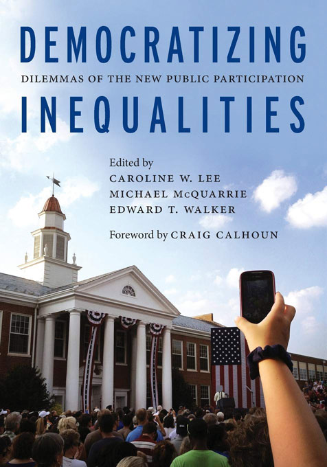 کتاب دموکراتیک کردن نابرابری ها : معضلات مشارکت عمومی جدید