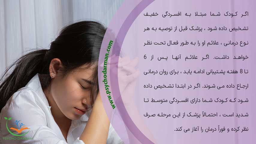 درمان افسردگی در کودکان
